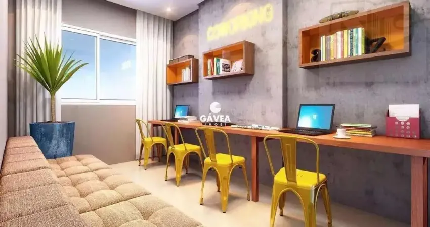 Apartamento para venda em santos, boqueirão, 2 dormitórios, 1 suíte, 2 banheiros, 1 vaga