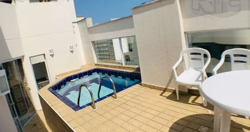 Cobertura para venda em guarujá, pitangueiras, 3 dormitórios, 1 suíte, 4 banheiros, 3 vagas