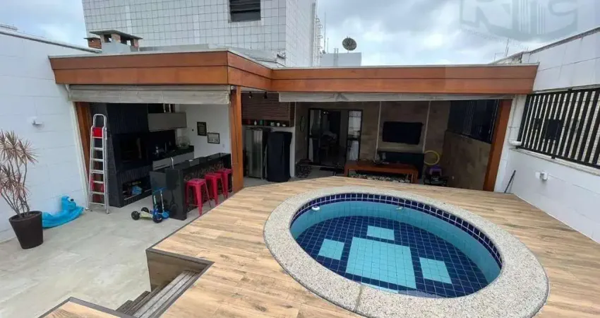 Cobertura para venda em guarujá, asturias, 3 dormitórios, 1 suíte, 2 banheiros, 1 vaga