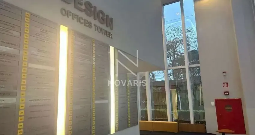 Sala comercial mobiliada à venda - 36,63m² - design offices tower - santo amaro - r$ 350.000