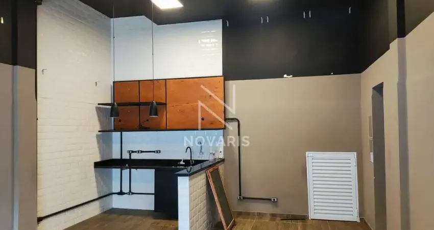 Salão comercial para locação em avenida principal de santo amaro