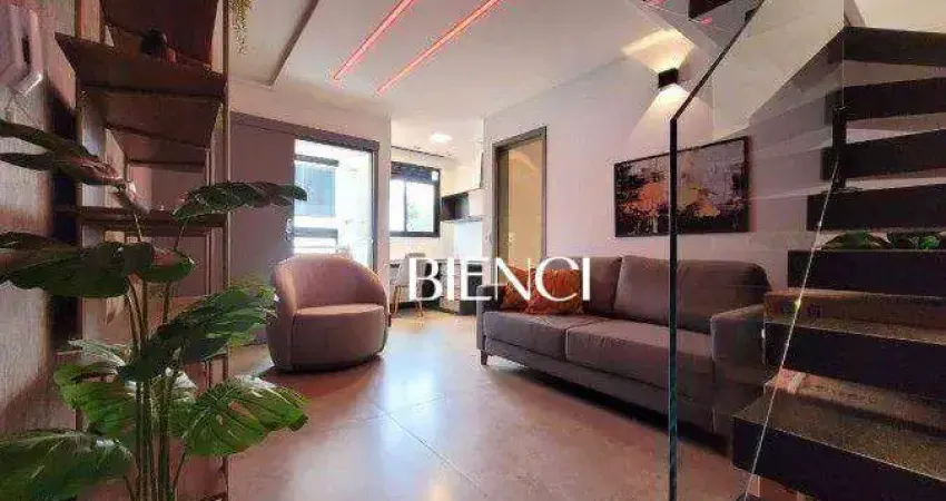 Apartameto duplex com 2 dormitórios à venda, 84 m² por r$ 960.000 - centro - são bernardo do campo/sp