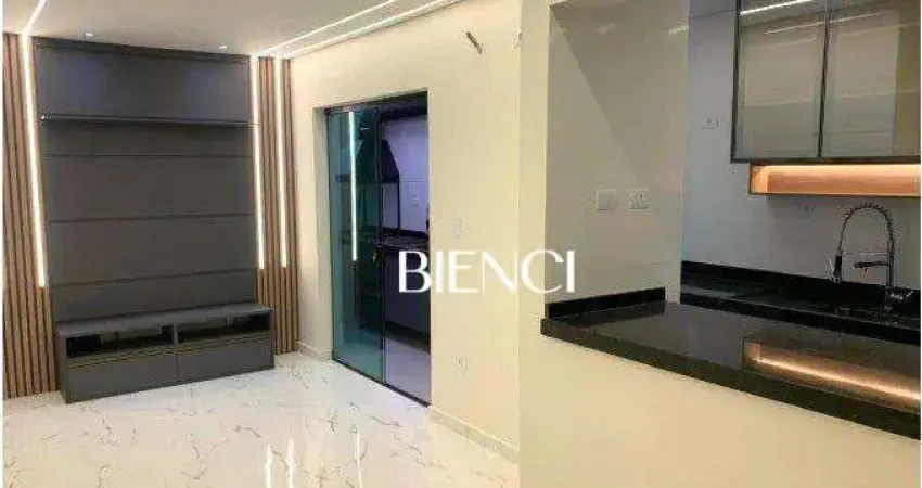 Apartamento com 3 dormitórios à venda, 90 m² por r$ 700.000,00 - vila scarpelli - santo andré/sp