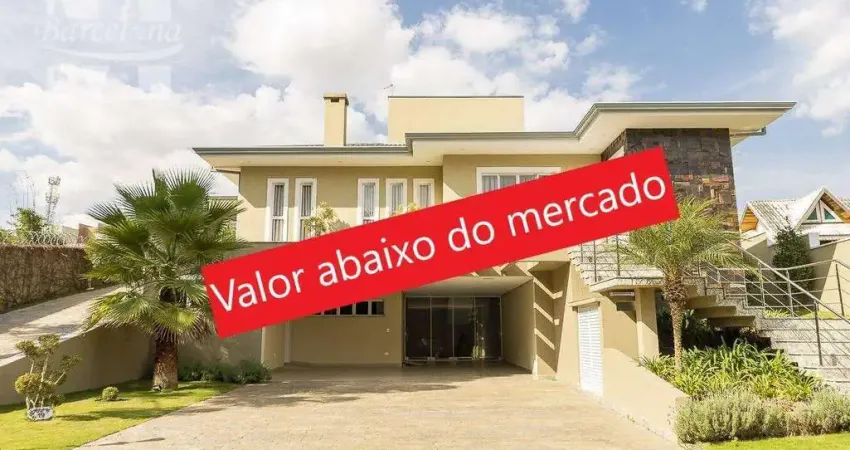 CURITIBA - PASSAÚNA. CONDOMÍNIO 4 SUÍTES PISCINA TERRENO 1.146 M² DE ÁREA ÚTIL SEMI-MOBILIADA PERMUTA