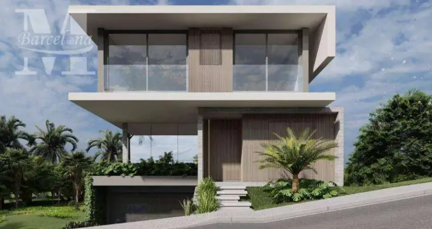 CASA EM CONSTRUÇÃO COM 361 M² AREA UTIL. CONDOMINIO GREEN VILLAGE. ELEVADOR, 4 SUITES