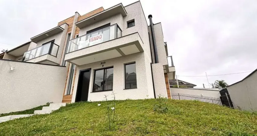SOBRADO NO ATUBA, 3 QUARTOS, 1 SUÍTE, 2 VAGAS DE GARAGEM, CHURRASQUEIRA - PRÓXIMO AOS PARQUES ATUBA E BACACHERI.