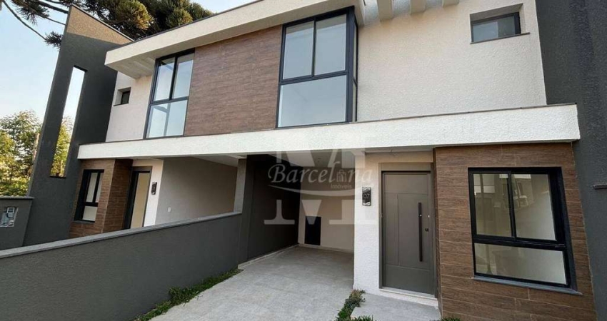 CASA DUPLEX NOVA EM CONDOMÍNIO FECHADO. PRÓXIMO À PEDREIRA PAULO LEMINSKI, PARQUE SÃO LOURENÇO, COLÉGIO MARISTA, PARQUE TANGUÁ