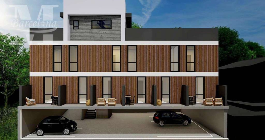 Studio Mobiliado em construção no Condomínio Sprada 402 no Campo Comprido