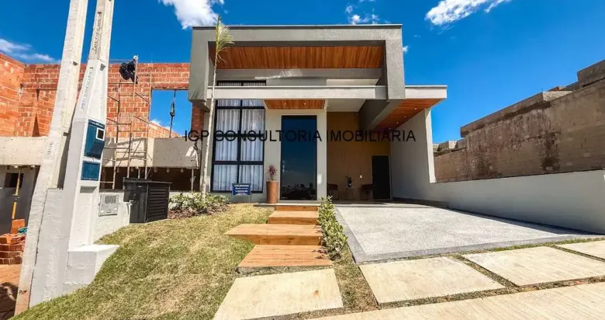 Casa em condomínio à venda em indaiatuba-sp - jardim park vista real: 3 quartos, 1 suíte, 2 salas, 2 vagas - 129m² de área