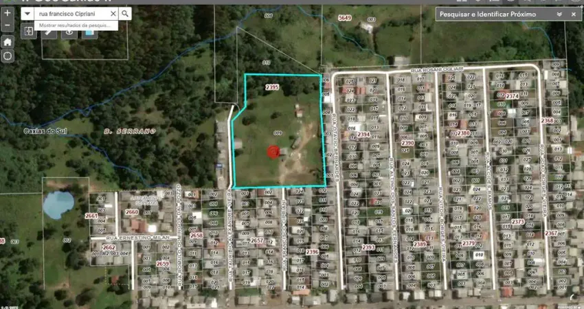 Terreno à venda na Rua Francisco Cipriani, 6, Serrano, Caxias do Sul