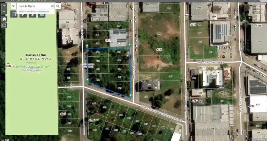 Terreno à venda na Rua Lila Ripoll, 2, Cinqüentenário, Caxias do Sul