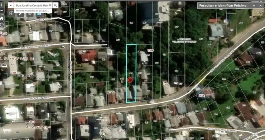 Terreno à venda na Rua Josefina Corsetti, 1, Petrópolis, Caxias do Sul