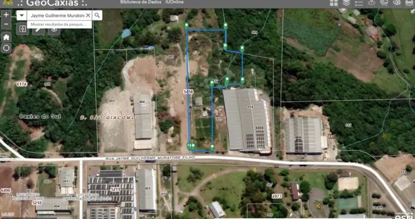 Terreno à venda na Rua Jayme Guilherme Muratore Filho, 969, São Giácomo, Caxias do Sul