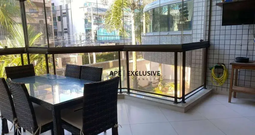 Apartamento com 3 dormitórios à venda, 180 m² por r$ 1.200.000 - recreio dos bandeirantes - rio de janeiro/rj