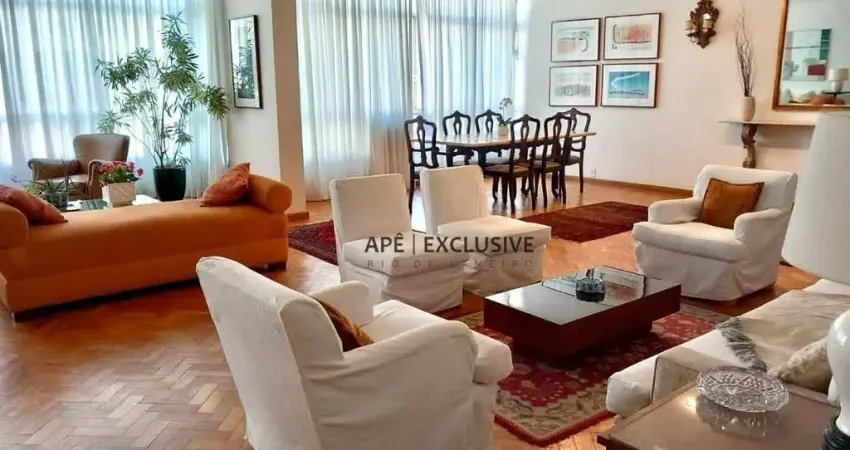 Apartamento com 4 dormitórios à venda, 280 m² por r$ 3.150.000,00 - copacabana - rio de janeiro/rj