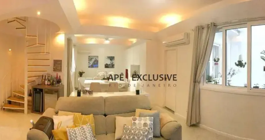 Cobertura com 3 dormitórios à venda, 143 m² por r$ 2.950.000 - ipanema - rio de janeiro/rj