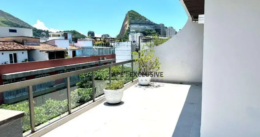 Charmosa cobertura duplex com piscina, em excelente prédio de ipanema