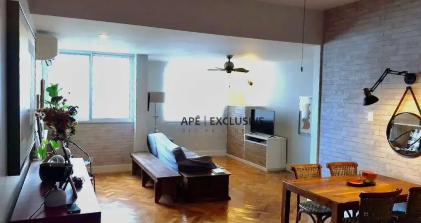 Apartamento com 3 dormitórios à venda, 110 m² por r$ 1.900.000,00 - ipanema - rio de janeiro/rj