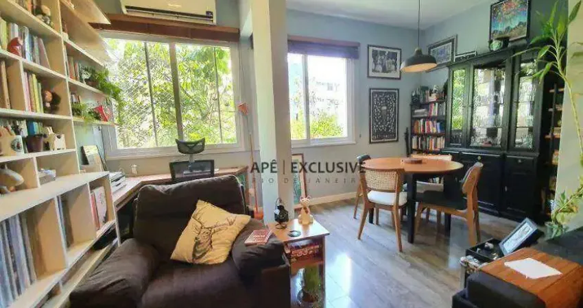 Apartamento com 2 dormitórios à venda, 65 m² por r$ 1.400.000,00 - leblon - rio de janeiro/rj