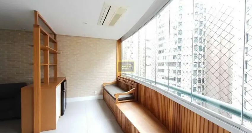 Apartamento mobiliado para locação no condomínio clube ibirapuera - moema