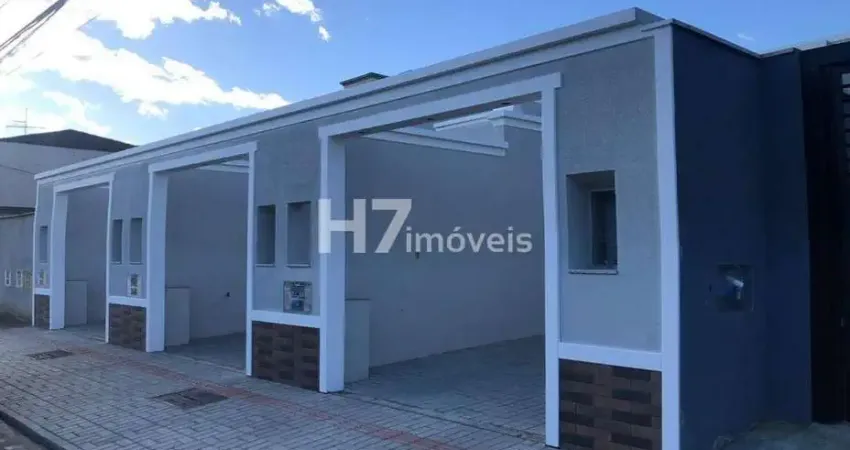 Casa geminada com 1 suíte + 1 quarto à venda, petrópolis - joinville