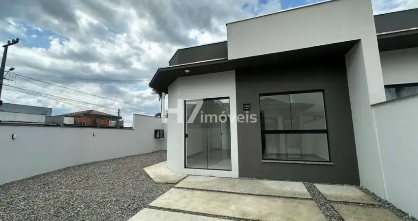 Casa geminada com 2 quartos à venda, jardim paraíso - joinville