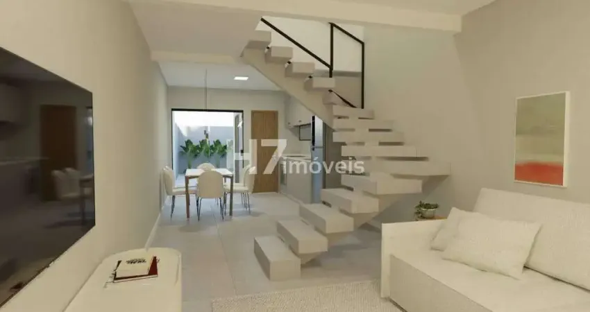 Casa geminada com 2 suítes à venda, jardim iririú - joinville