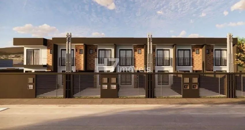 Residencial imbuia - casa geminada com 1 suíte + 2 quartos ou opção de 2 suítes