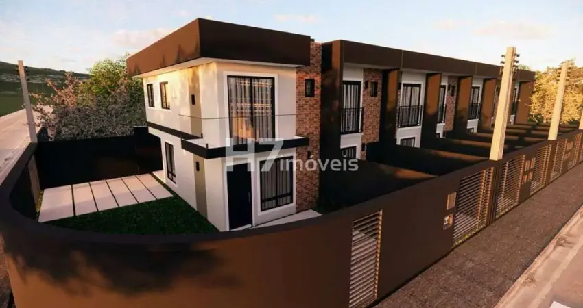 Casa geminada de esquina com 1 suíte + 2 quartos ou opção de 2 suítes, comasa - joinville