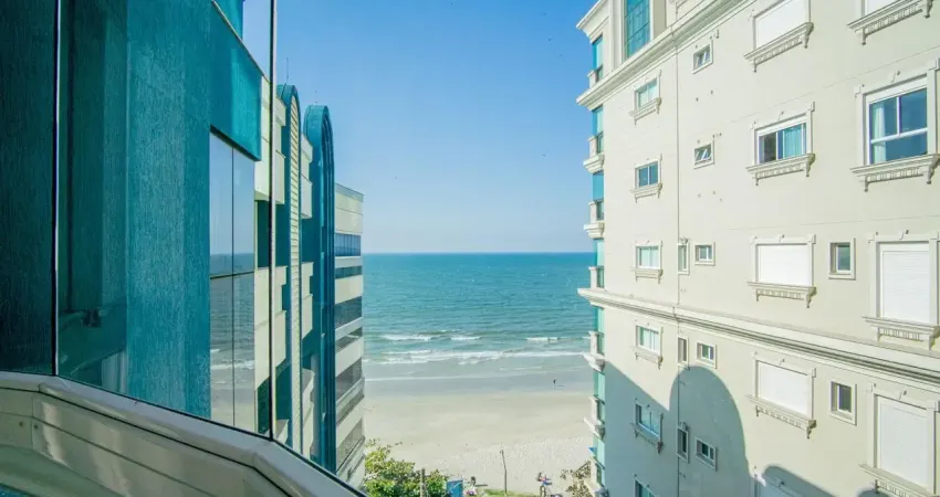 Apartamento 03 quartos frente mar - localização privilegiada na meia praia em itapema