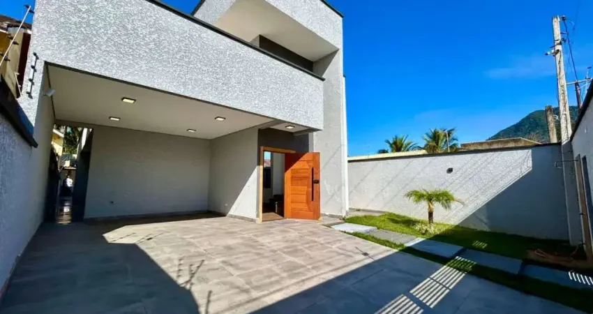 Casa para Venda em Itanhaém, Balneário Gaivota, 4 dormitórios, 2 suítes, 3 banheiros, 4 vagas