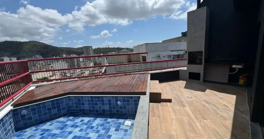 Cobertura duplex em vila isabel com três quartos, duas suítes, piscina e três vagas – conforto e lazer!