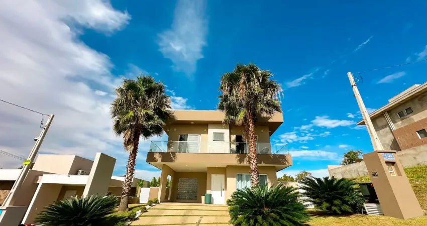 O sobrado está localizado no bairro ninho verde ii tem 180 metros quadrados com 3 quartos sendo 2 suites e 4 banheiros possui espaço jardinado. vai lhe possibilitar todo o conforto do ar condicionado