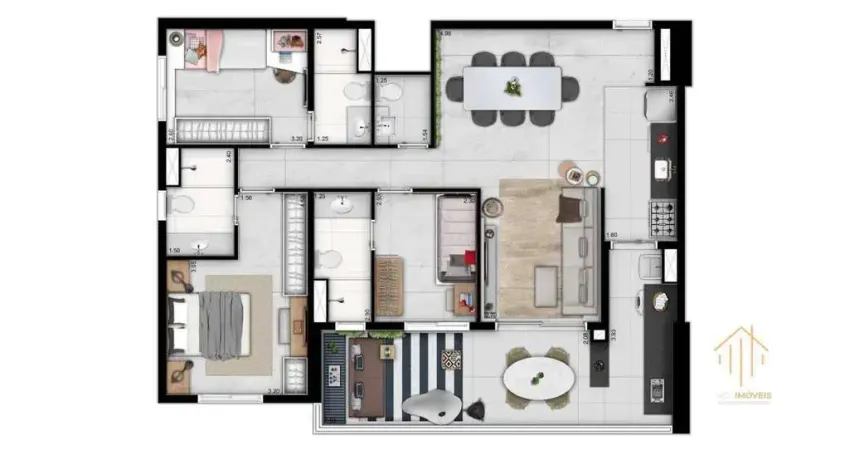 Apartamento com 3 dormitórios à venda, 103 m² por r$ 1.440.000,00 - tatuapé - são paulo/sp