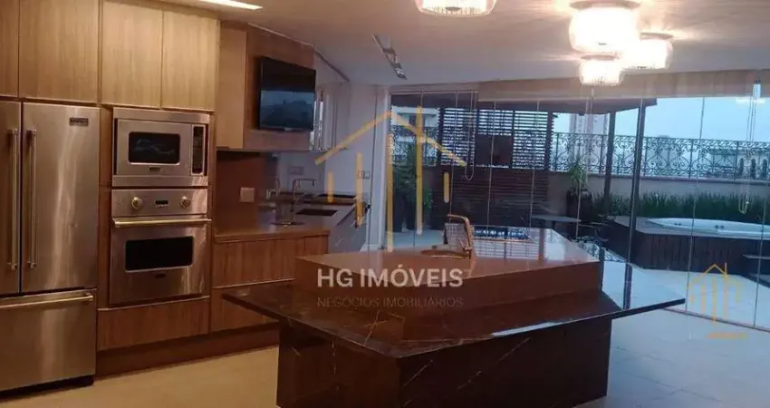 Cobertura com 7 dormitórios à venda, 645 m² por r$ 7.500.000,00 - tatuapé - são paulo/sp