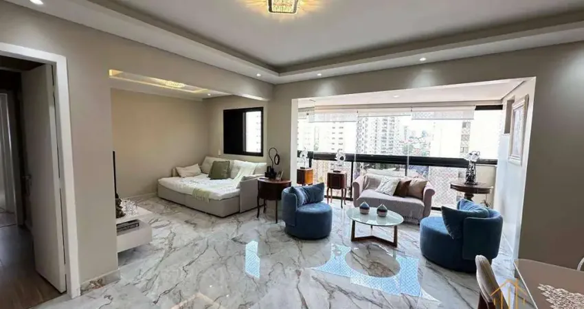 Apartamento com 3 dormitórios à venda, 123 m² por r$ 1.480.000,00 - tatuapé - são paulo/sp