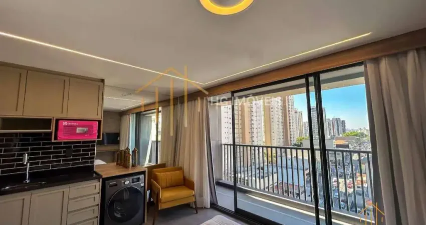 Studio com 1 dormitório para alugar, 33 m² por r$ 4.500/mês - vila gomes cardim - são paulo/sp