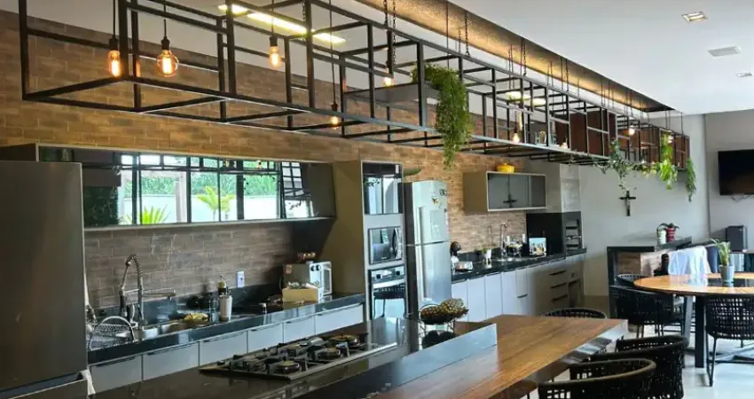 Vendo casa terrea cond. jardim veneza - 4 suites - senador canedo