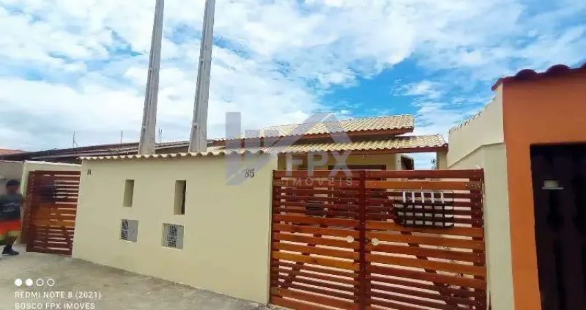 Casa para venda em itanhaém, tupy, 2 dormitórios, 1 banheiro, 2 vagas