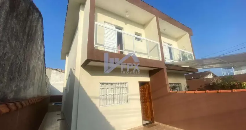 Casa sobreposta para venda em itanhaém, belas artes, 2 dormitórios, 2 suítes, 1 banheiro, 4 vagas