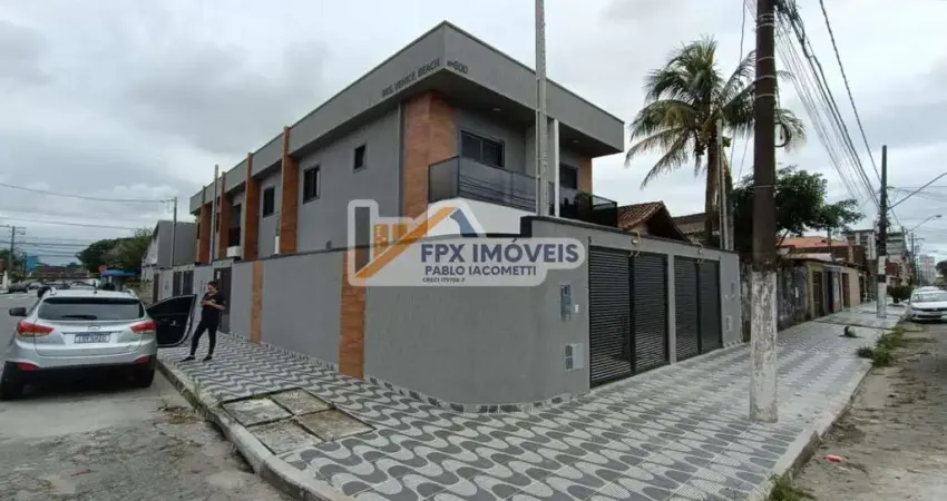 Sobrado para venda em praia grande, mirim, 2 dormitórios, 1 banheiro, 1 vaga