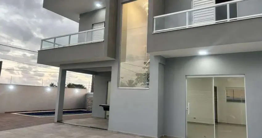 Sobrado para venda em itanhaém, cibratel 2, 3 dormitórios, 2 suítes, 1 banheiro, 4 vagas