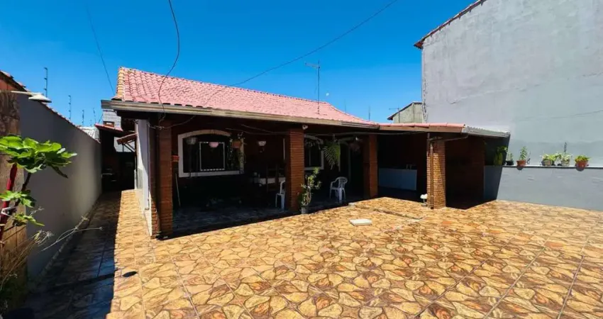 Casa para venda em itanhaém, jardim das palmeiras, 2 dormitórios, 2 banheiros, 5 vagas