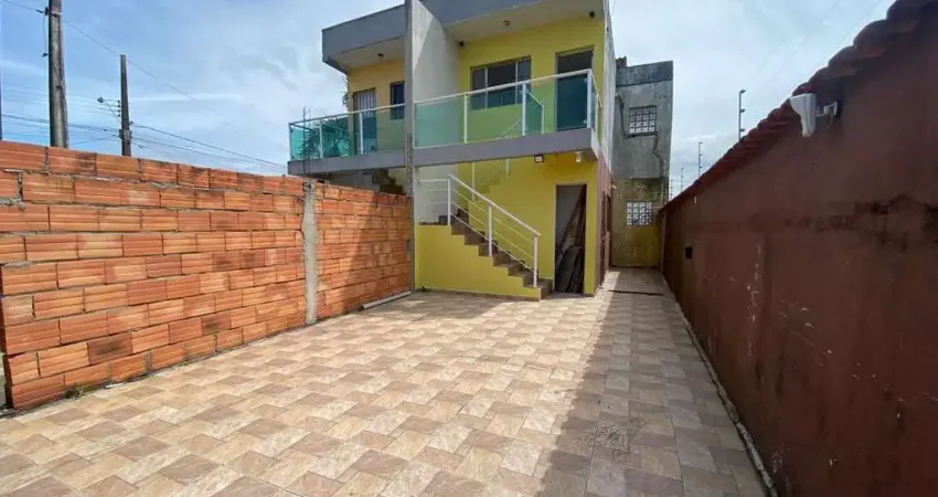 Casa sobreposta para venda em itanhaém, jardim das palmeiras, 2 dormitórios, 1 banheiro, 1 vaga