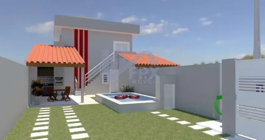 Casa para venda em itanhaém, campos elíseos, 2 dormitórios, 1 suíte, 1 banheiro, 2 vagas