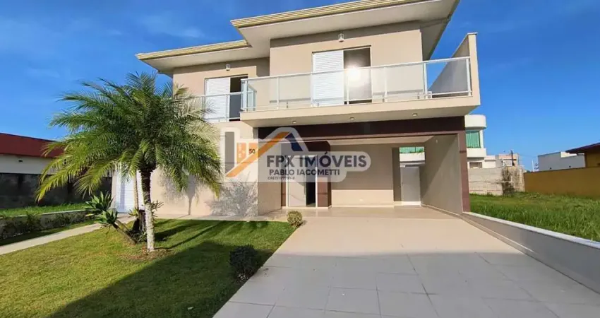 Casa alto padrão para venda em peruíbe, boungainville 4, 5 dormitórios, 2 suítes, 3 banheiros, 4 vagas