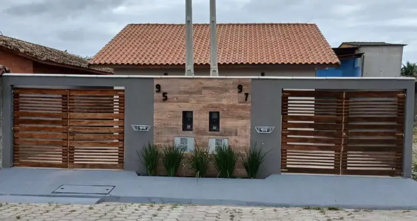 Casa para venda em itanhaém, tupy, 2 dormitórios, 1 suíte, 1 banheiro, 2 vagas