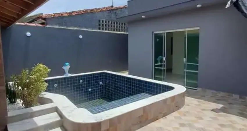 Casa para Venda em Itanhaém, Balneário San Marcos, 3 dormitórios, 2 suítes, 1 banheiro, 2 vagas