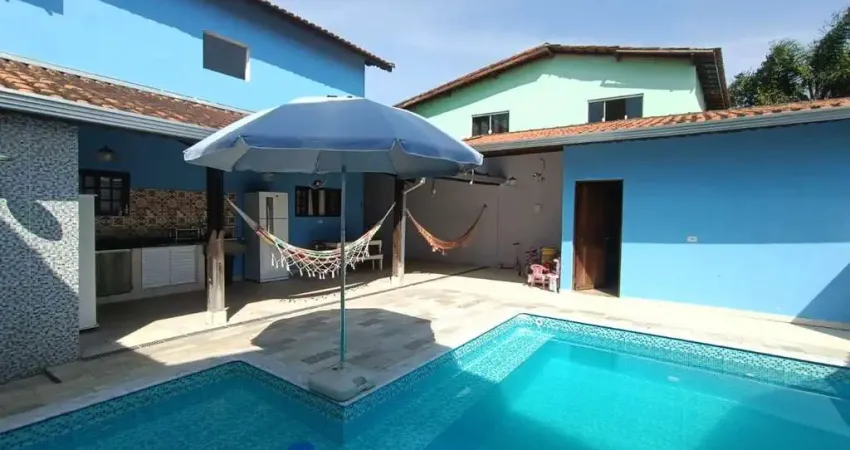 Casa para venda em itanhaém, jardim das palmeiras, 2 dormitórios, 1 suíte, 4 banheiros, 6 vagas