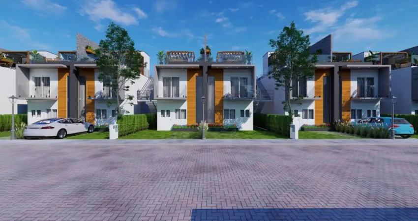 Sobrados em condominio, localizados na vila hípica em itanháem, são paulo / sp